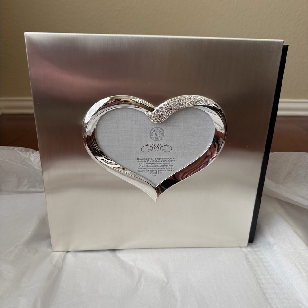 Silver Heart Photo Frame